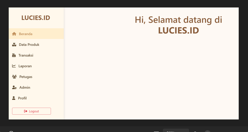 Web Kasir Preview